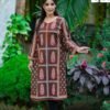 Rajkonna Kurti with Block Print & Hand-Stitched Detailing