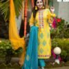 Yellow Radiance Chadni Three Piece