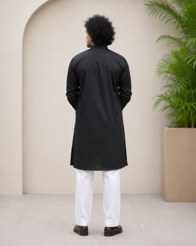 Alternative view of Aurobindo Cotton Digital Print Panjabi