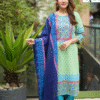 Viscose Cotton Block Print Kameez Set