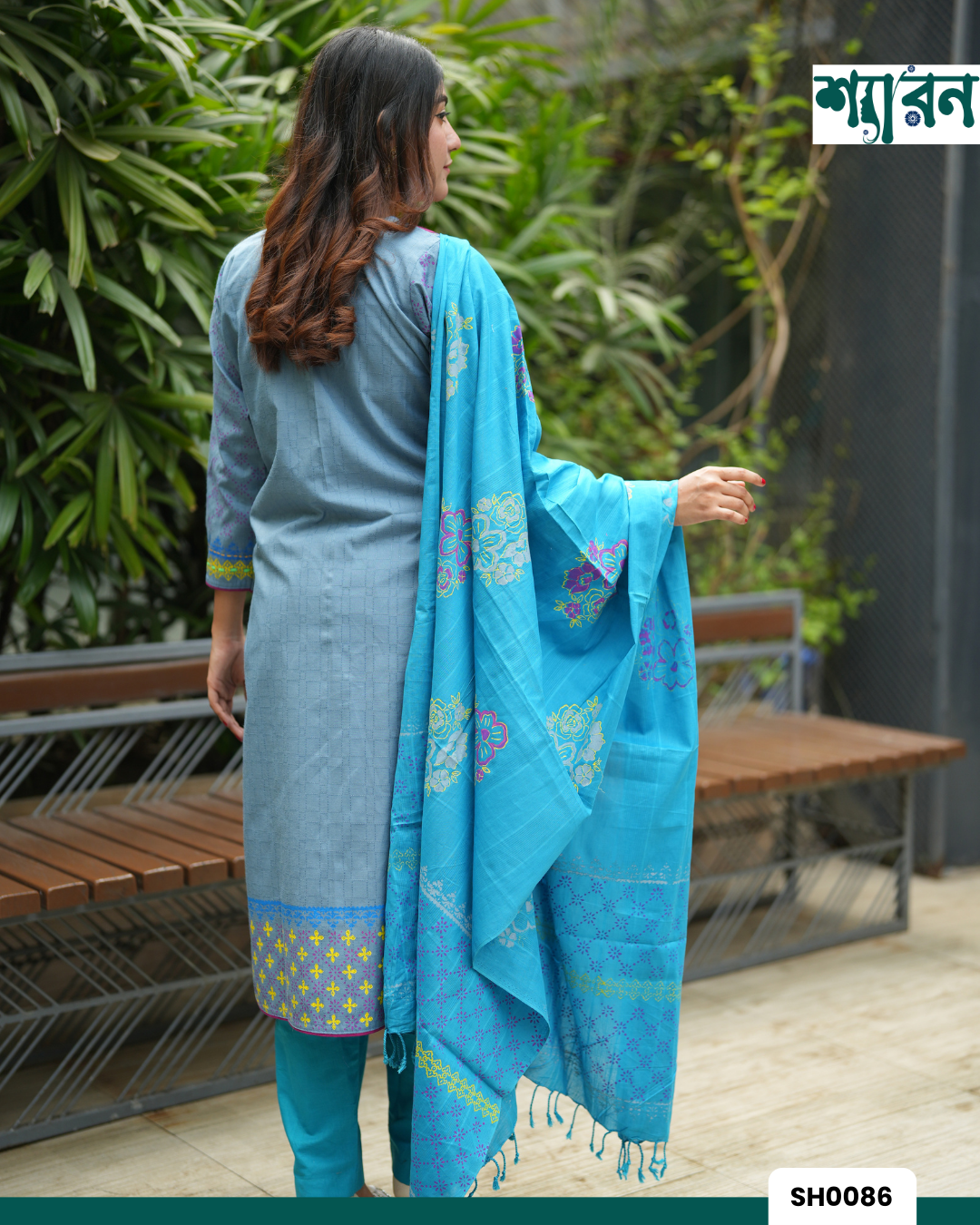 Slub Cotton Salwar Kamiz Set - Image 3