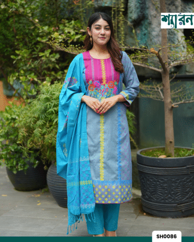 Slub Cotton Salwar Kamiz Set