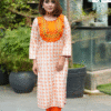 Viscose Cotton Embroidered Two Piece - Kurti & Pant