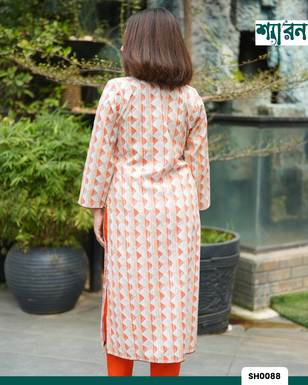 Viscose Cotton Embroidered Two Piece - Kurti & Pant - Image 2