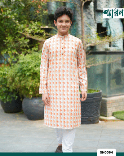 Boys Band Collar Premium Viscose Panjabi