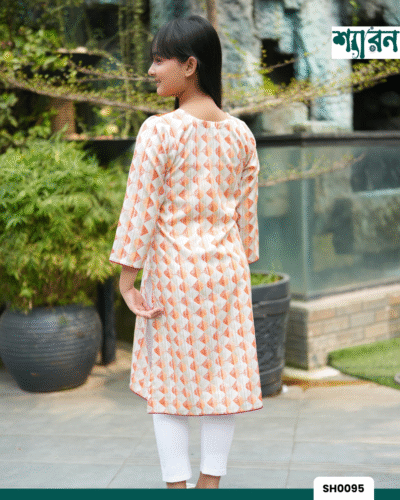 Alternative view of Girls Viscose Cotton Embroidered Kurti