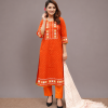 Premium Cotton Salwar Kameez with Block Print & Handwork